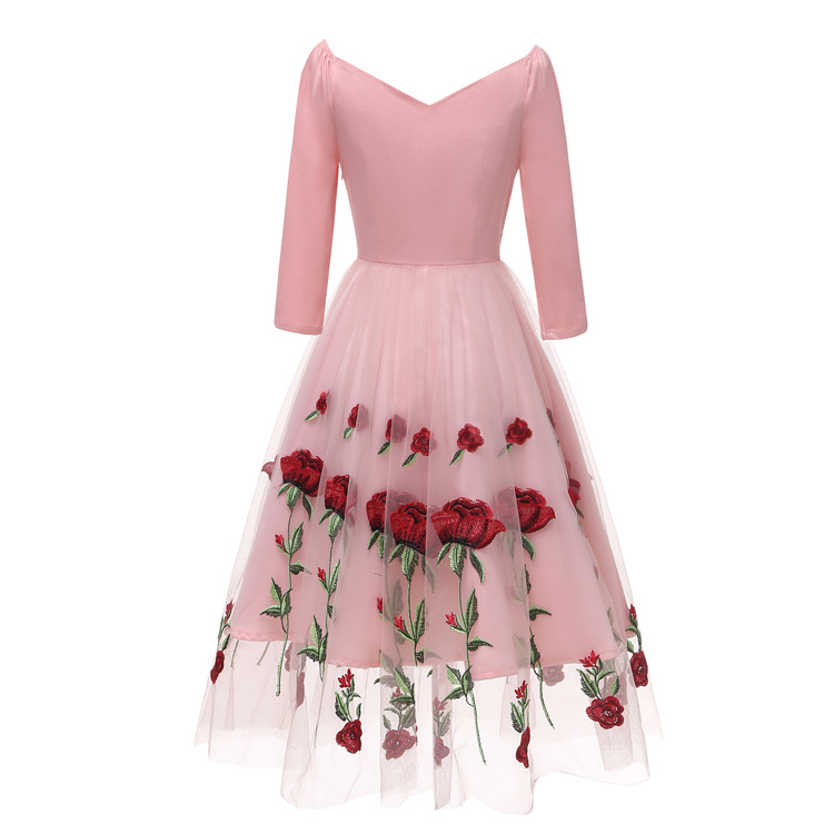 عيد الميلاد روز التطريز خمر فس - مراجعة Women'S Fashion Of The 60S وسعره