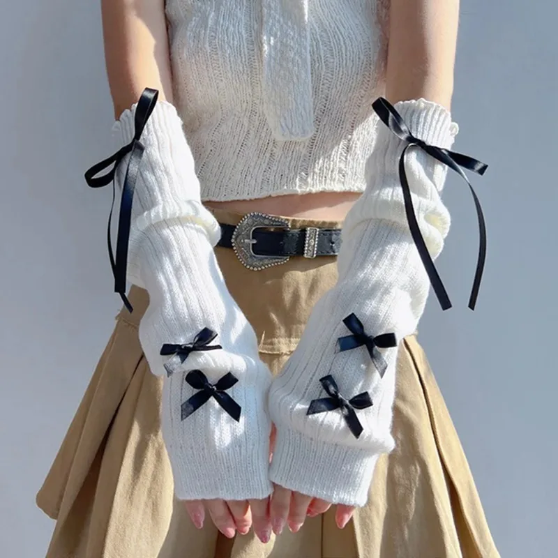 أنثى Y2K موضة مدفئات للذراع Bo - مراجعة Women Fashion Gloves وسعره
