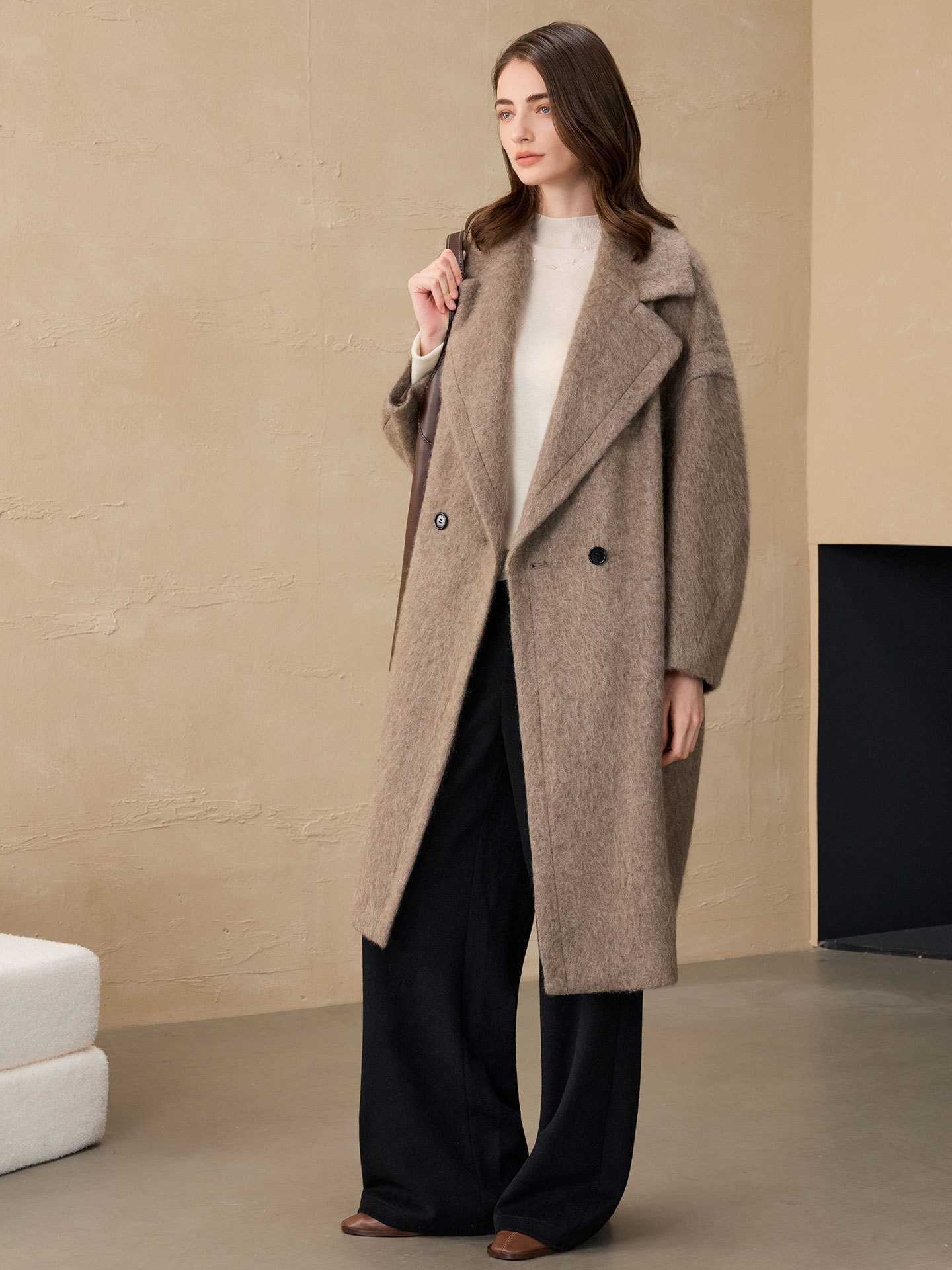سترة نسائية من الصوف من Alling - مراجعة Women'S Fashion Long Coat وسعره