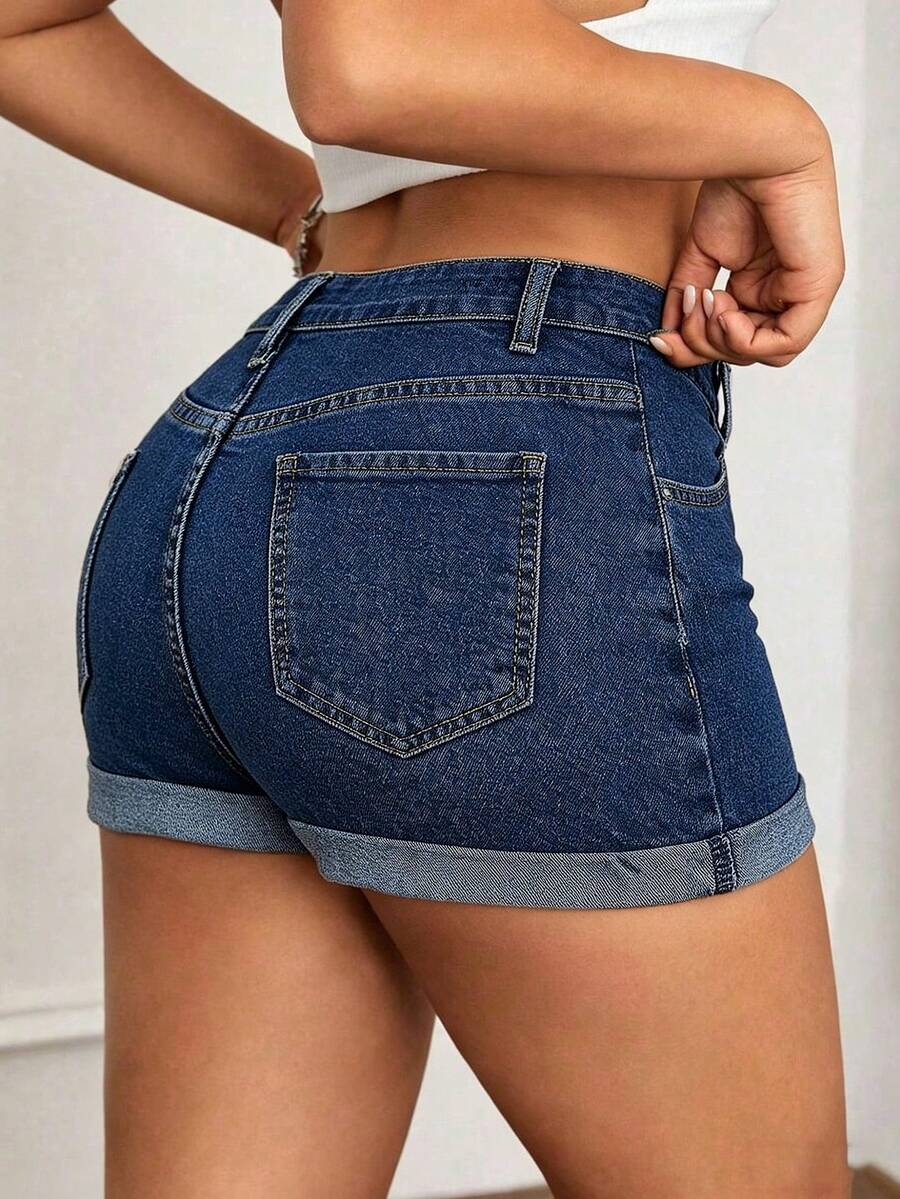 شورتات جينز نسائية ممزقة مع أط - مراجعة Denim Shorts Women وسعره