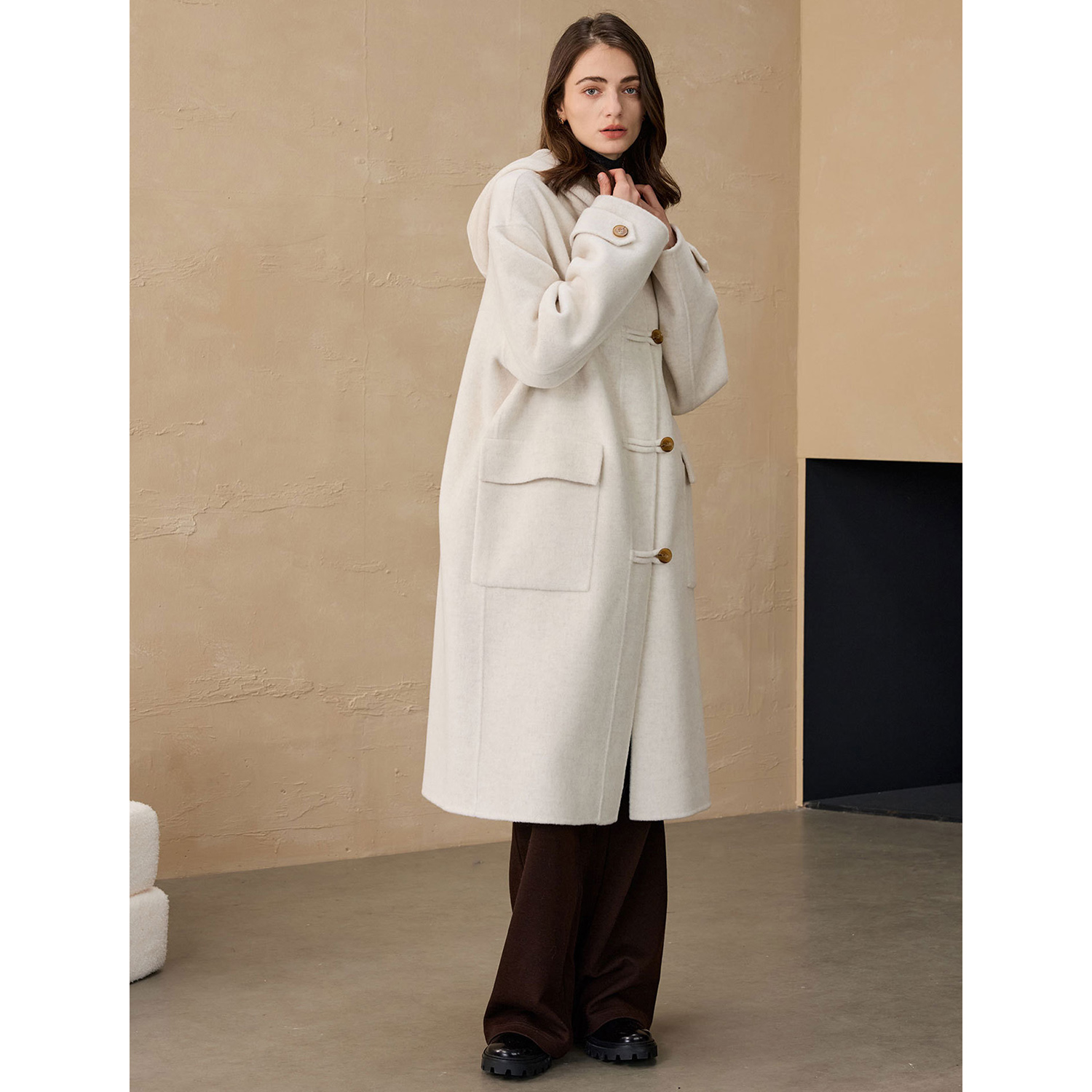 سترة نسائية من الصوف من Alling - مراجعة Women'S Fashion Long Coat وسعره