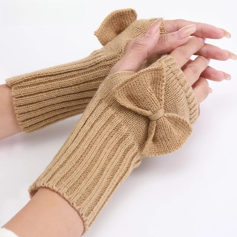قفازات محبوكة بدون أصابع - داف - مراجعة Women Fashion Gloves وسعره