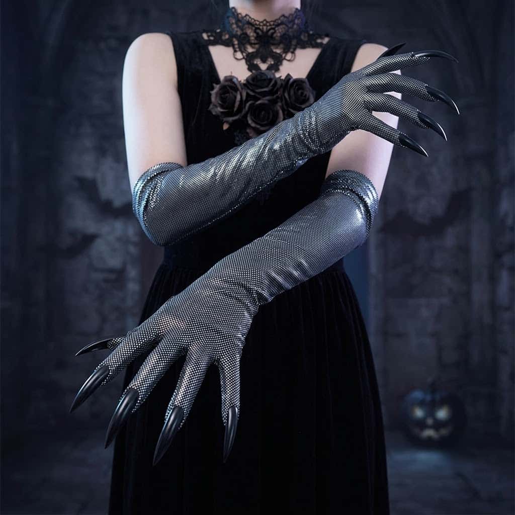 أكمام يد طويلة على طراز ي2ك قو - مراجعة Women Fashion Gloves وسعره