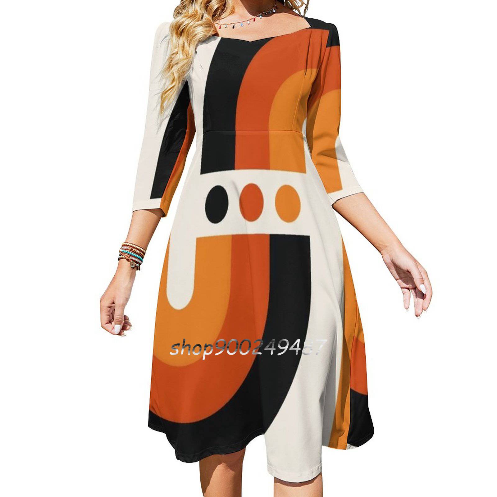 غروب الشمس قوس قزح مضيئة فستان - مراجعة Women'S Fashion Of The 60S وسعره