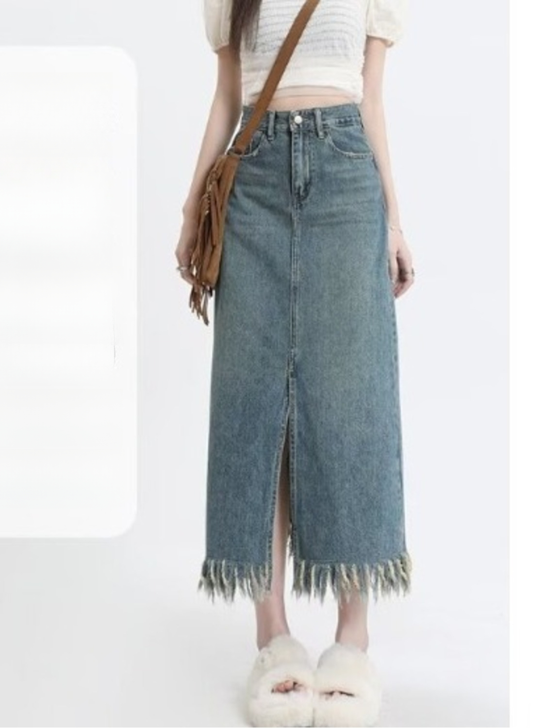 تنورة قصيرة نسائية عالية الخصر - مراجعة Denim Shorts Women وسعره