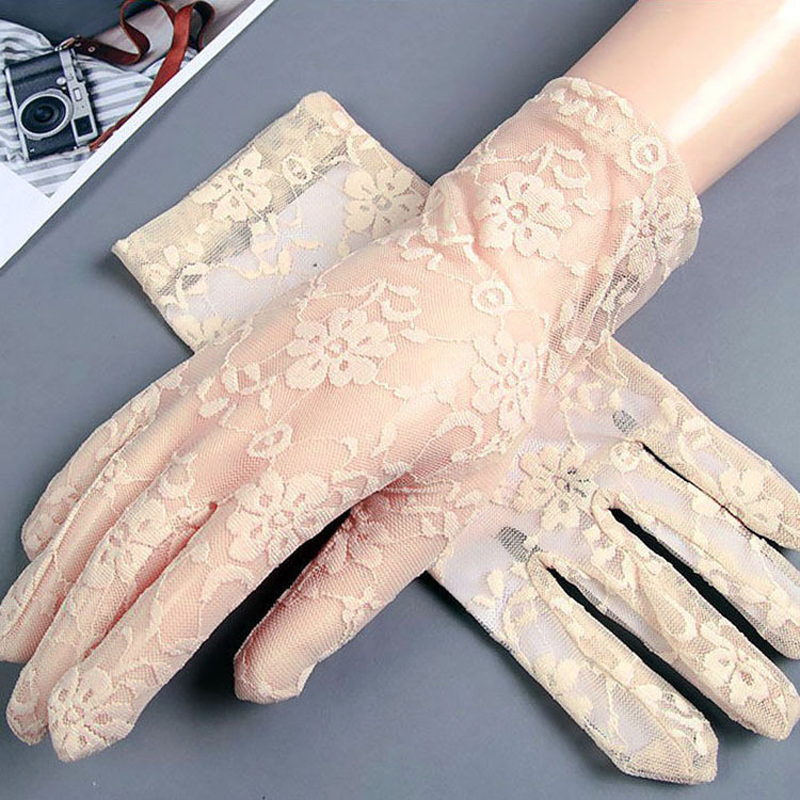 قفازات نسائية صيفية قصيرة من ا - مراجعة Women Fashion Gloves وسعره