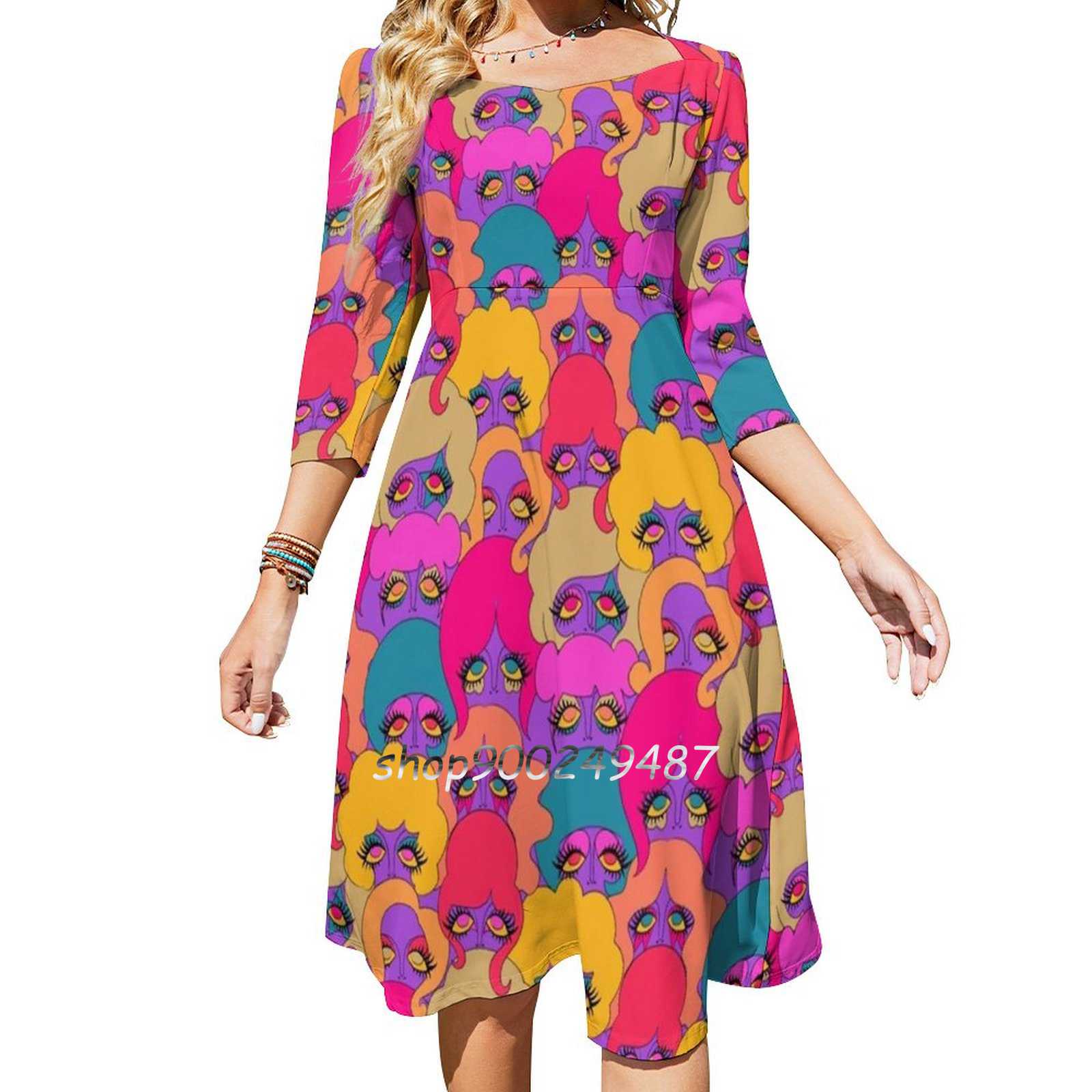 Colorful Ladies Sweetheart Kno - مراجعة Women'S Fashion Of The 60S وسعره