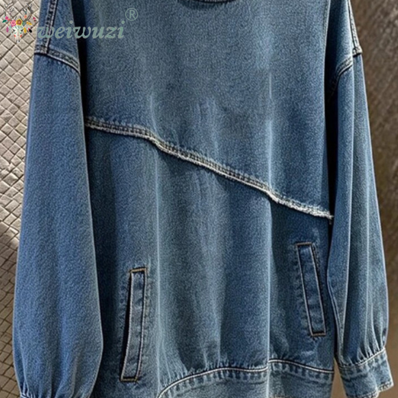 جاكيت جينز نسائي بقصة غير منتظ - مراجعة Women'S Fashion Long Coat وسعره