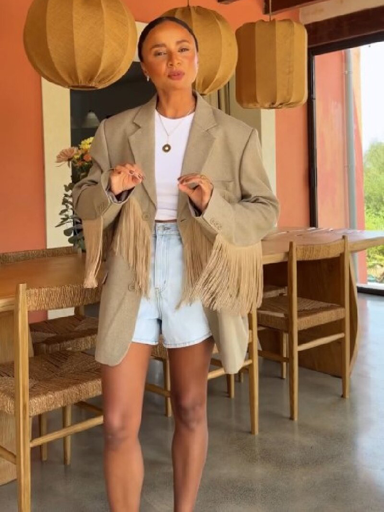 سترة بليزر نسائية أنيقة لفصل ا - مراجعة Women'S Fashion Trends 2026 Spring Summer وسعره