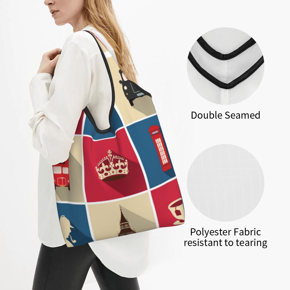 حقيبة تسوق كلاسيكية أنيقة مخصص - مراجعة Women'S Fashion London وسعره