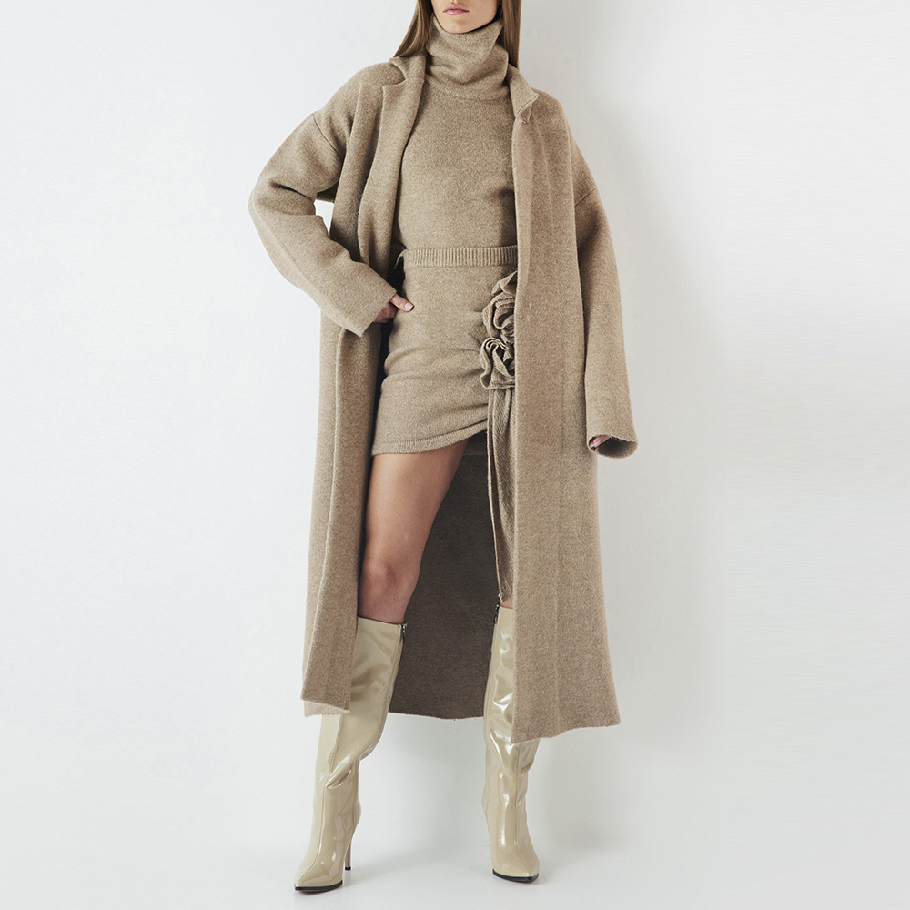 TWOTWINSTYLE ثلاث قطع مجموعة ل - مراجعة Women'S Fashion Long Coat وسعره